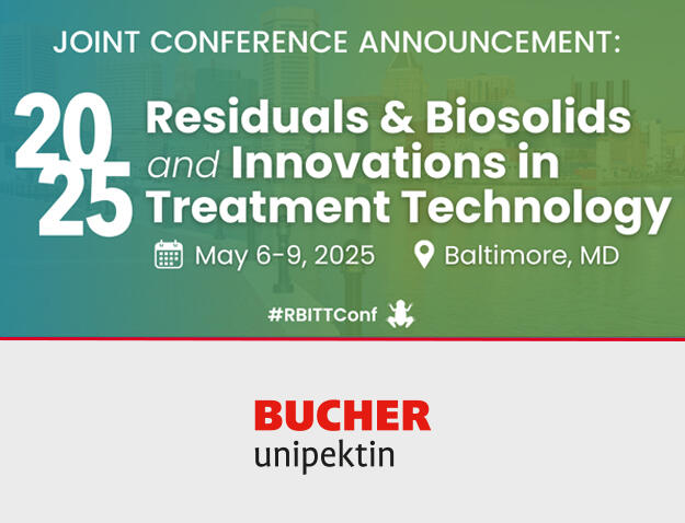 Bucher Unipektin at WEF Biosolids 2025 in Baltimore