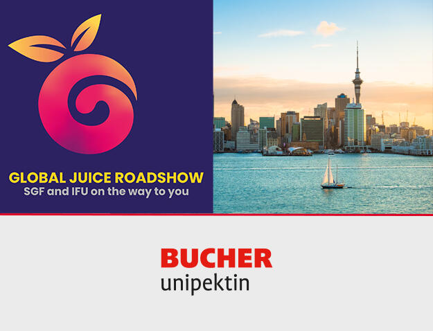 Bucher Unipektin at Global Juice Roadshow Auckland