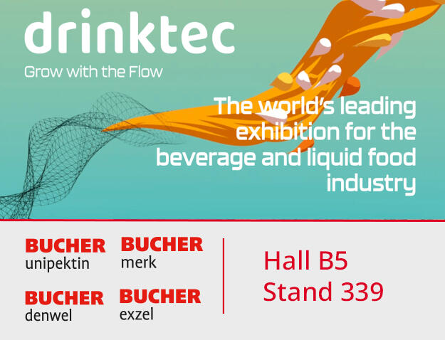 Bucher Unipektin at drinktec 2025