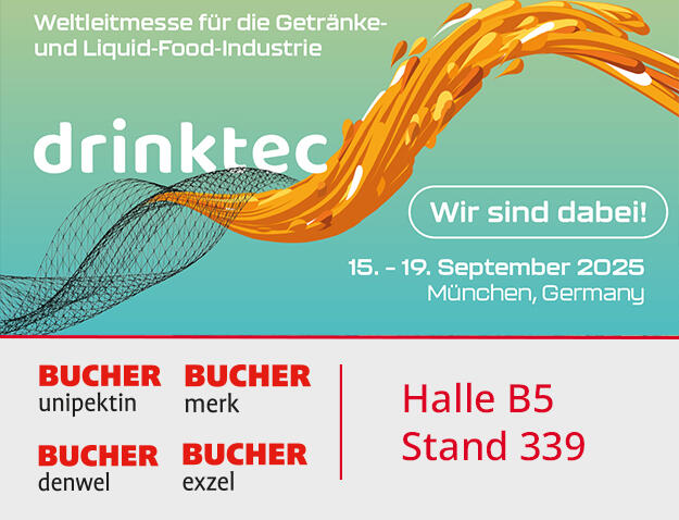 Bucher Unipektin at drinktec 2025