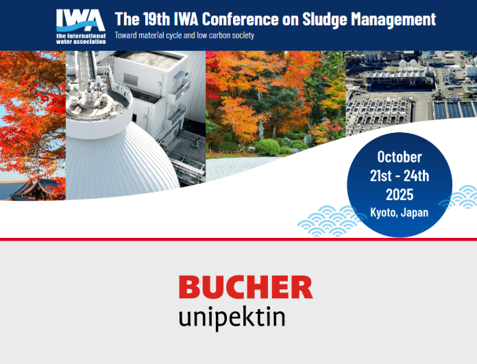 Bucher Unipektin at IWA Conference 2025 banner