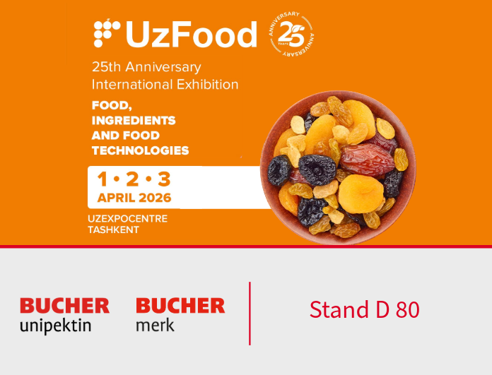 Bucher Unipektin and Bucher Merk at the UzFood 2026