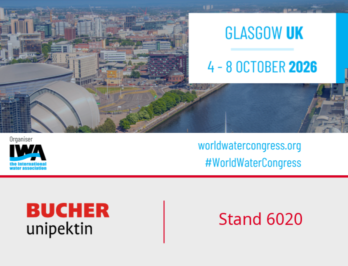 Bucher Unipektin at IWA Water Congress and Exhibition 2026