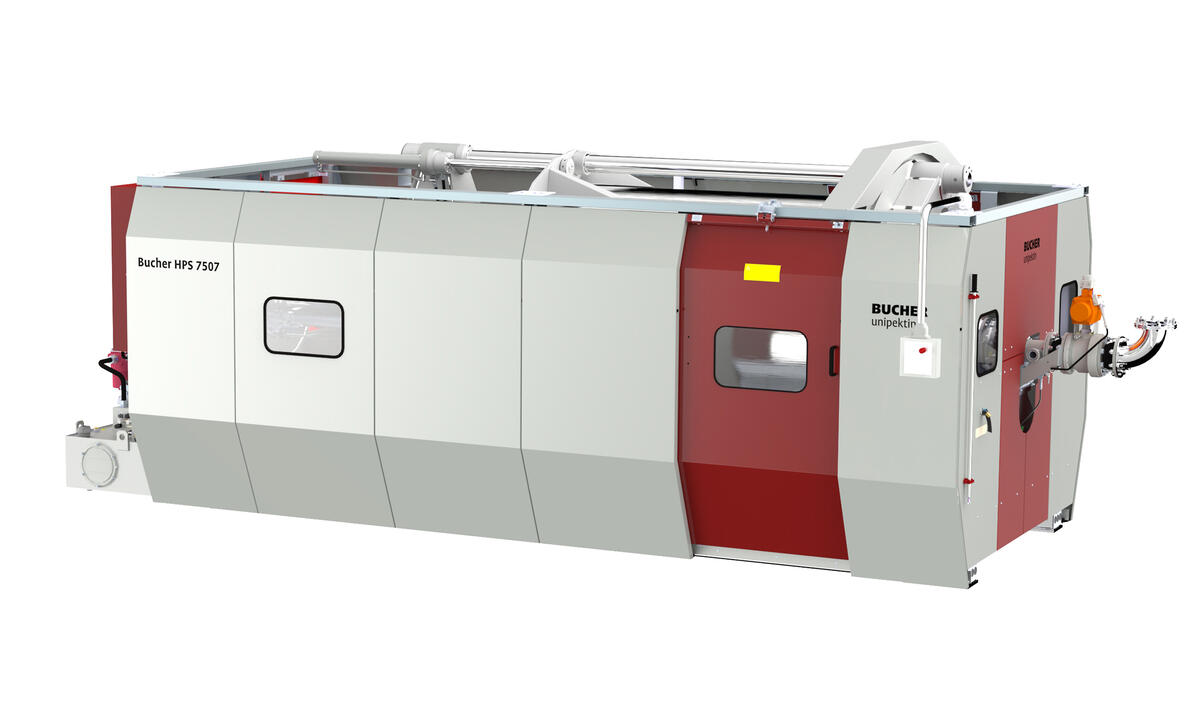 Bucher HPS 7507 presses for sludge dewatering - Bucher Unipektin AG