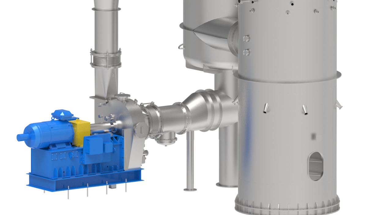 Conversion of evaporators to MVR