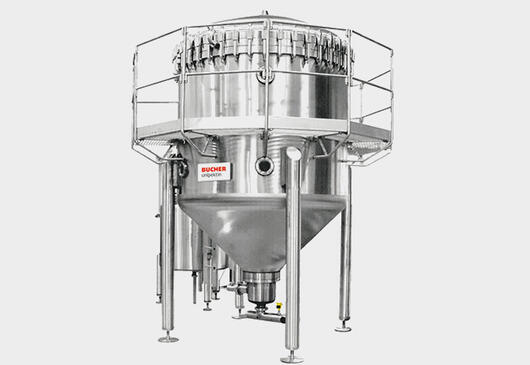 Synox 2.0 PS candle filter for PVPP treatment of beer - Bucher Unipektin AG
