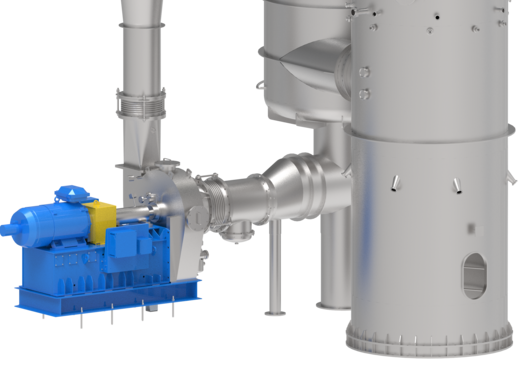 Conversion of evaporators to MVR