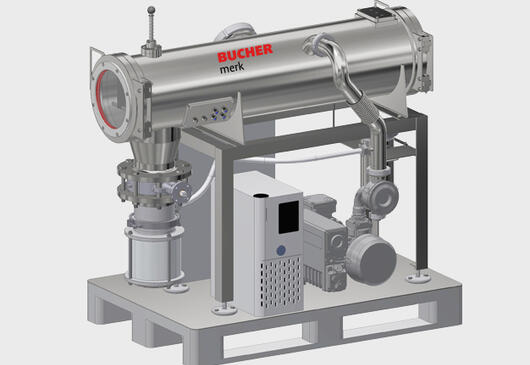 Mini Vacuum Belt Dryer - Bucher Merk Process