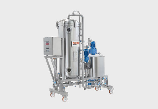 Synox BF compact precoat candle filter for breweries - Bucher Denwel