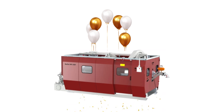 Bucher Unipektin celebrates 60 years of HP Press