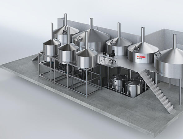 Exergon Brew system for energy optimization - Bucher Denwel