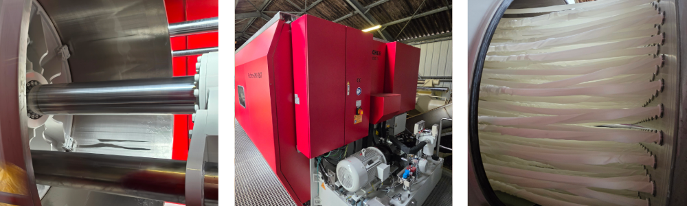 Cidrerie Château Lézergué has invested in a new Bucher Unipektin HPX press